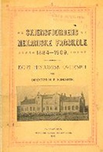 Omslaget til Skiensfjordens mekaniske fagskole 1884-1934